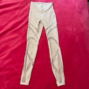 Lululemon leggings with mesh slits